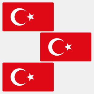 Etiquetas Bandeira da Turquia