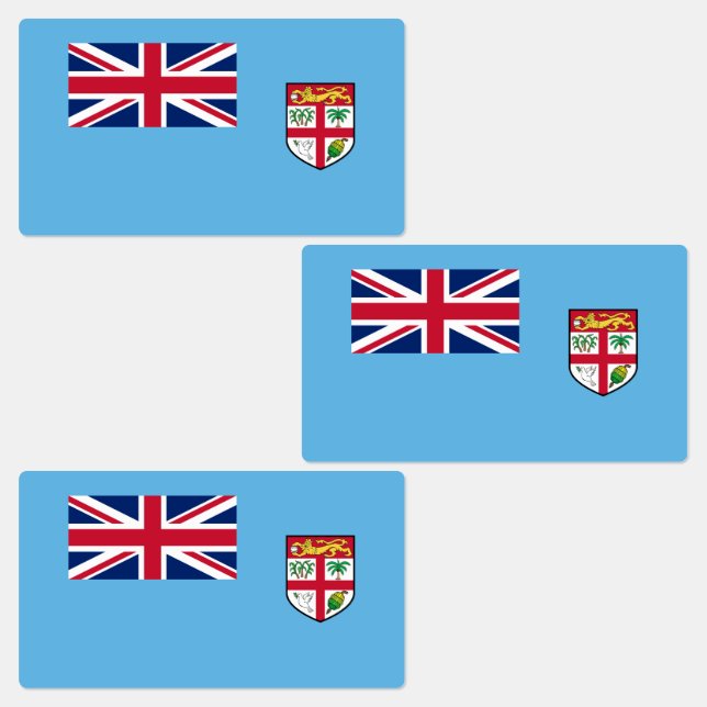 Etiquetas Bandeira de Fiji (Grupo)