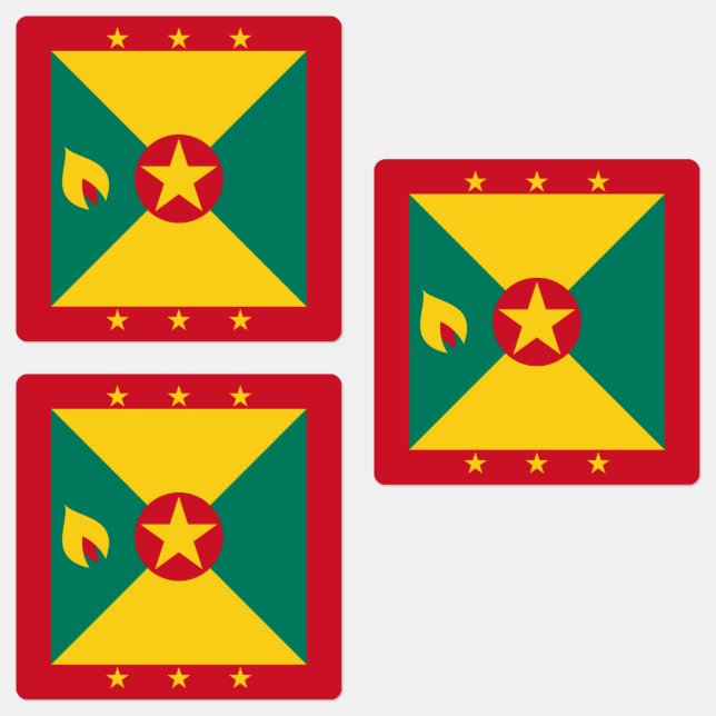 Etiquetas Bandeira de Granada (Grupo)