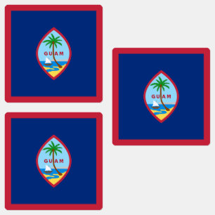 Etiquetas Bandeira de Guam
