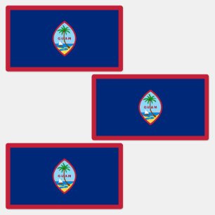 Etiquetas Bandeira de Guam