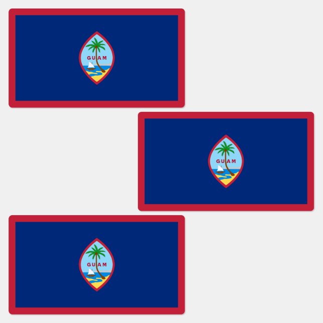 Etiquetas Bandeira de Guam (Grupo)