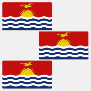 Etiquetas Bandeira de Kiribati