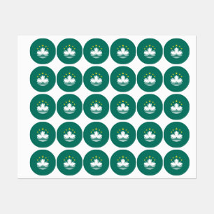 Etiquetas Bandeira de Macau