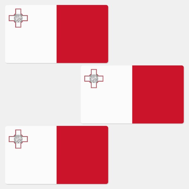 Etiquetas Bandeira de Malta (Grupo)