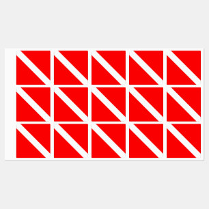 Etiquetas Bandeira de Mergulho Mergulhador Mergulhador Abaix