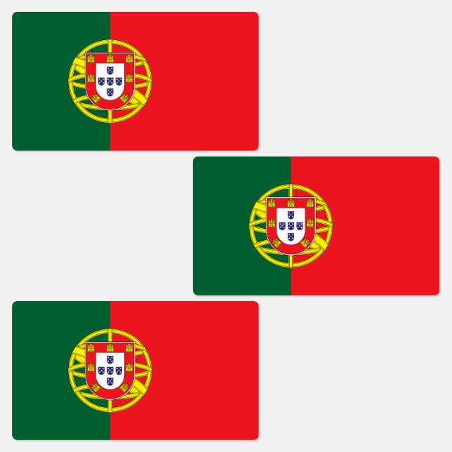 Etiquetas Bandeira de Portugal (Grupo)
