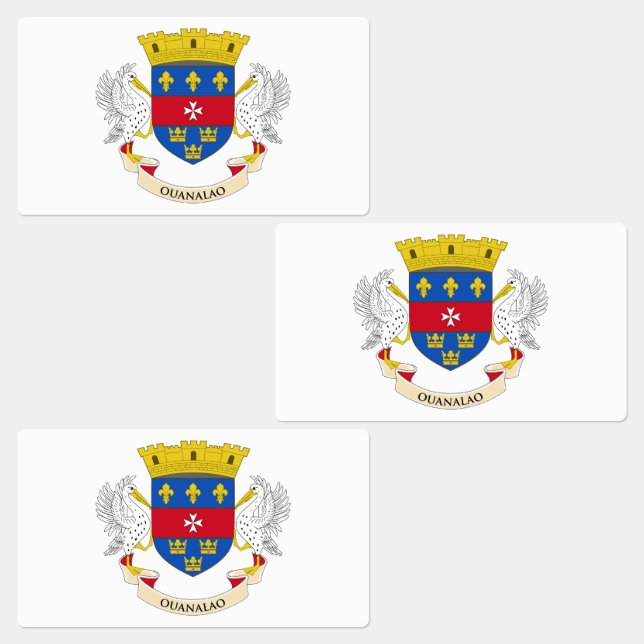 Etiquetas Bandeira de São Bartolomeu (Grupo)