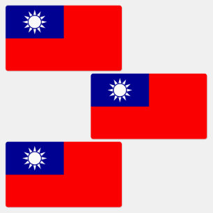 Etiquetas Bandeira de Taiwan