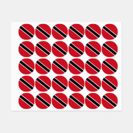 Etiquetas Bandeira de Trinidad e Tobago