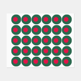 Etiquetas bandeira do Bangladesh