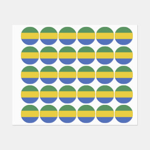 Etiquetas Bandeira do Gabão