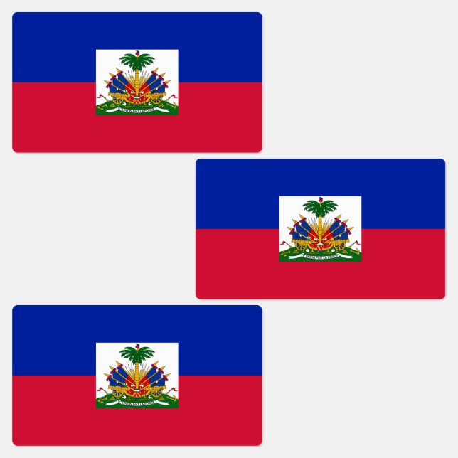 Etiquetas Bandeira do Haiti (Grupo)