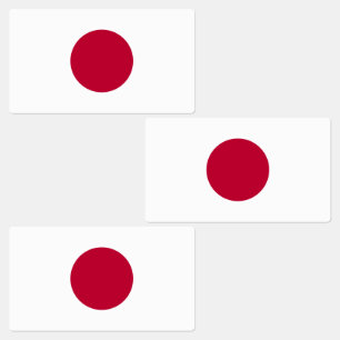 Etiquetas Bandeira do Japão