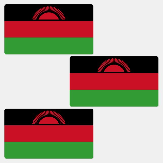 Etiquetas Bandeira do Malawi (Grupo)
