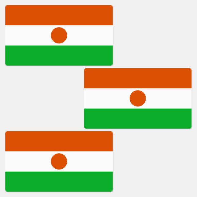 Etiquetas Bandeira do Níger (Grupo)