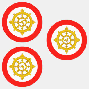 Etiquetas Bandeira do Reino de Siquim