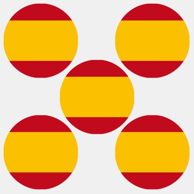 Etiquetas Bandeira espanhola (Grupo)