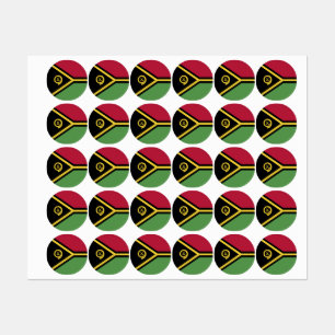 Etiquetas Bandeira Vanuatu