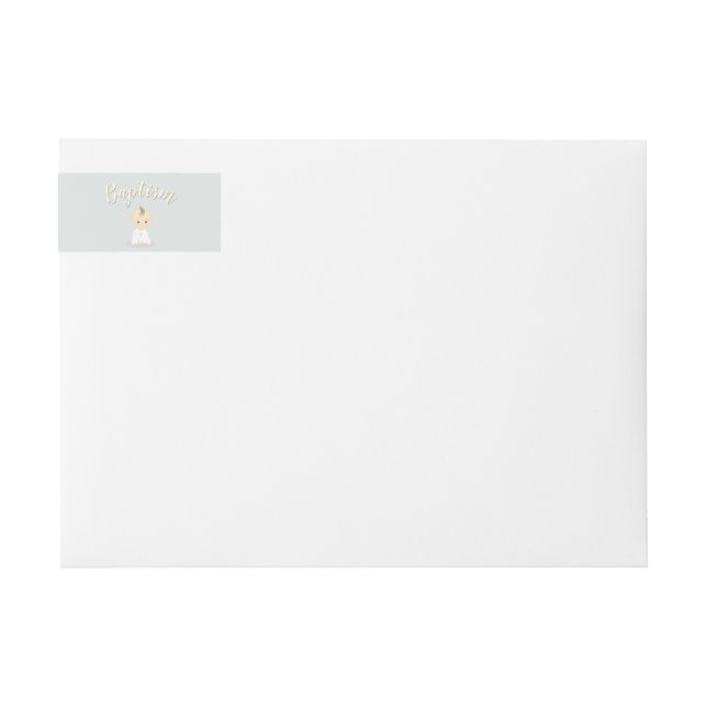 Etiquetas Bebê Batismo (Frente)