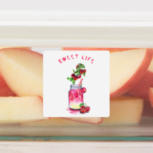 Etiquetas Bebida Legal de Sumo de Cereja Fresca - Festa de V