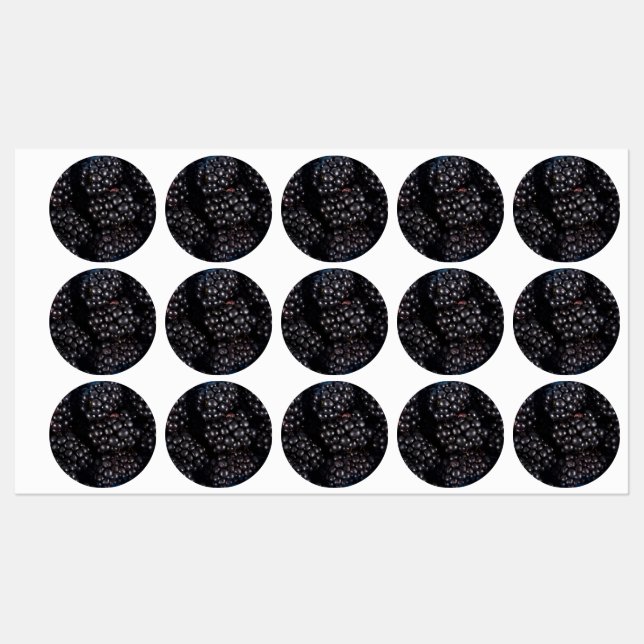 Etiquetas Blackberry (Folha)