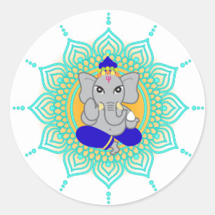Etiquetas Blue Ganesha