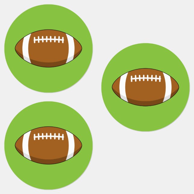 Etiquetas Bola de Rugby Americana (Grupo)