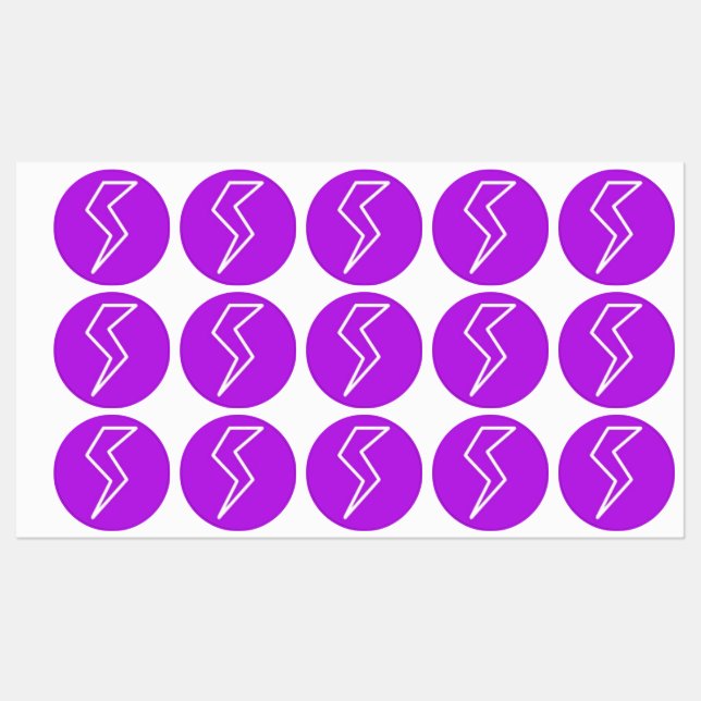 Etiquetas Bolsa de raios (Folha)