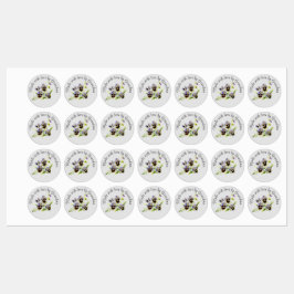 Etiquetas Bonito Floral Feito Por Rótulos Ferro-On