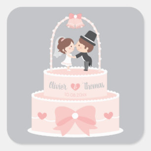 Etiquetas bonitos da decoração do casamento do