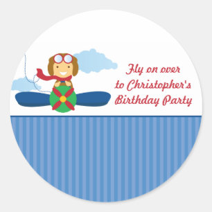 Etiquetas bonitos da festa de aniversário dos