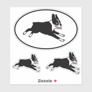 Etiquetas bonitos de funcionamento do cão dos
