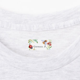 Etiquetas Borboleta do zangão do joaninha Vara-na roupa