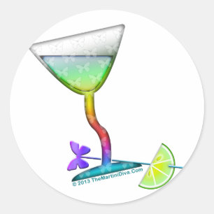 ETIQUETAS - BORBOLETA MARTINI