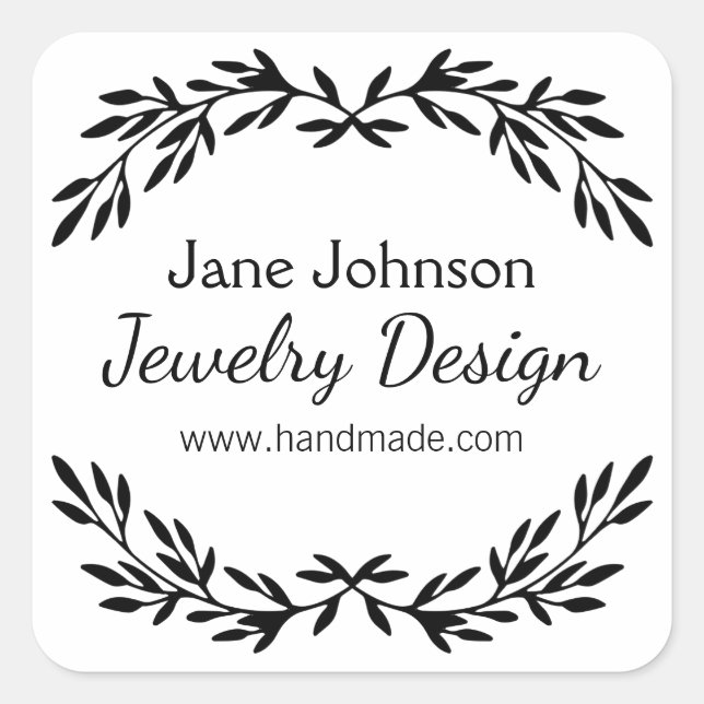 Etiquetas brancas de encapsulamento para pequenas  (Frente)