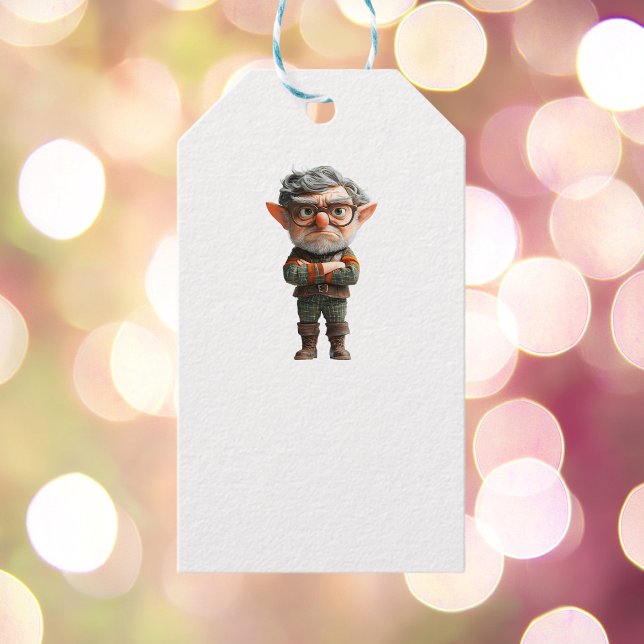 Etiquetas Brancas do Elf de Natal (Criador carregado)