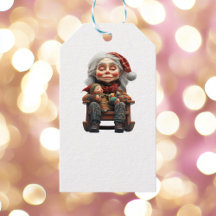 Etiquetas Brancas para Presentes no Natal II