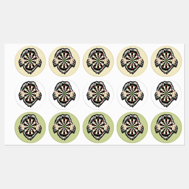 Etiquetas Breakthrough para Bullseye - Ultimate Dartboard (Folha)