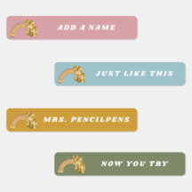 Bright Boho Nome do Arco-Íris