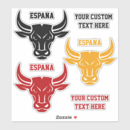 Etiquetas Bull de texto personalizado