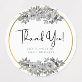 Etiquetas Business Obrigado a você.