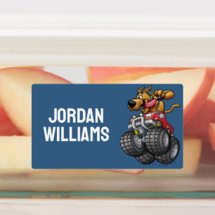 Etiquetas Caminhão Monstro Scooby-Doo