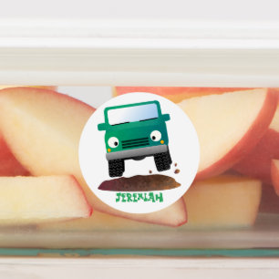 Etiquetas Caricatura de veículos todo-o-terreno 4X4