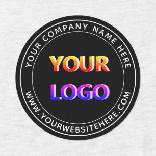 Etiquetas Carimbo personalizado do logotipo da sua empresa p