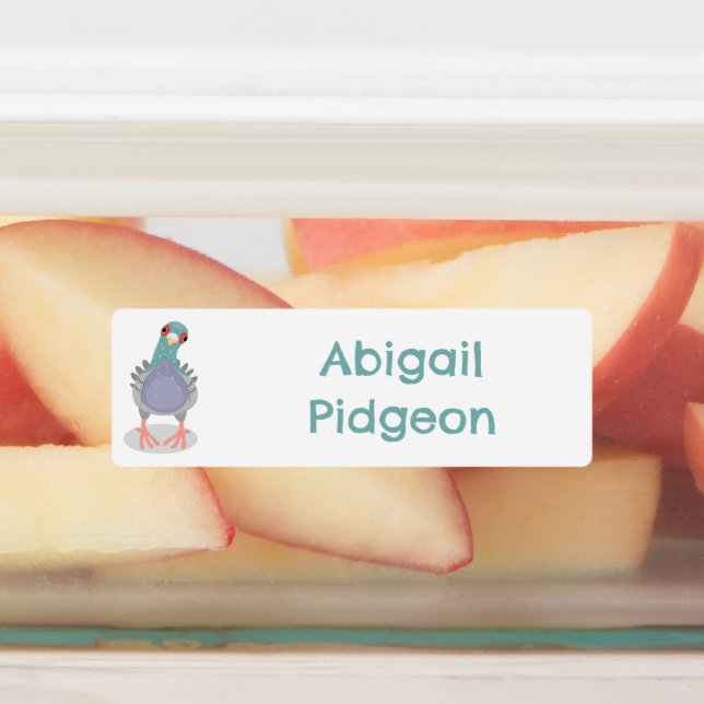 Etiquetas Cartografia curiosa sobre pombos, personalizada (Afixado)