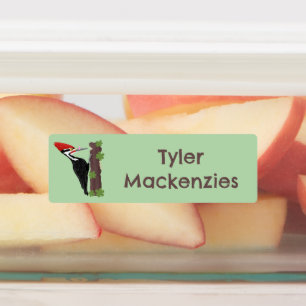 Etiquetas Cartoon de pica-pica pileado engraçado personaliza