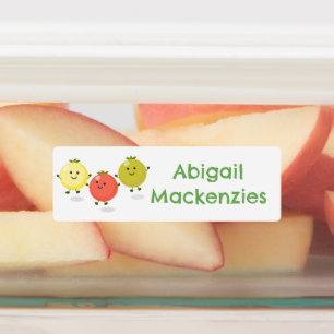 Etiquetas Cartoon de tomate de cereja giro personalizado