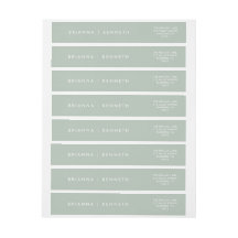 Casamento Elegante de Sage Simples Moderno