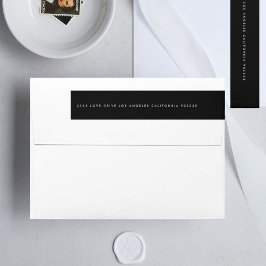 Etiquetas Casamento Simples Monograma Grande Ultra Moderno